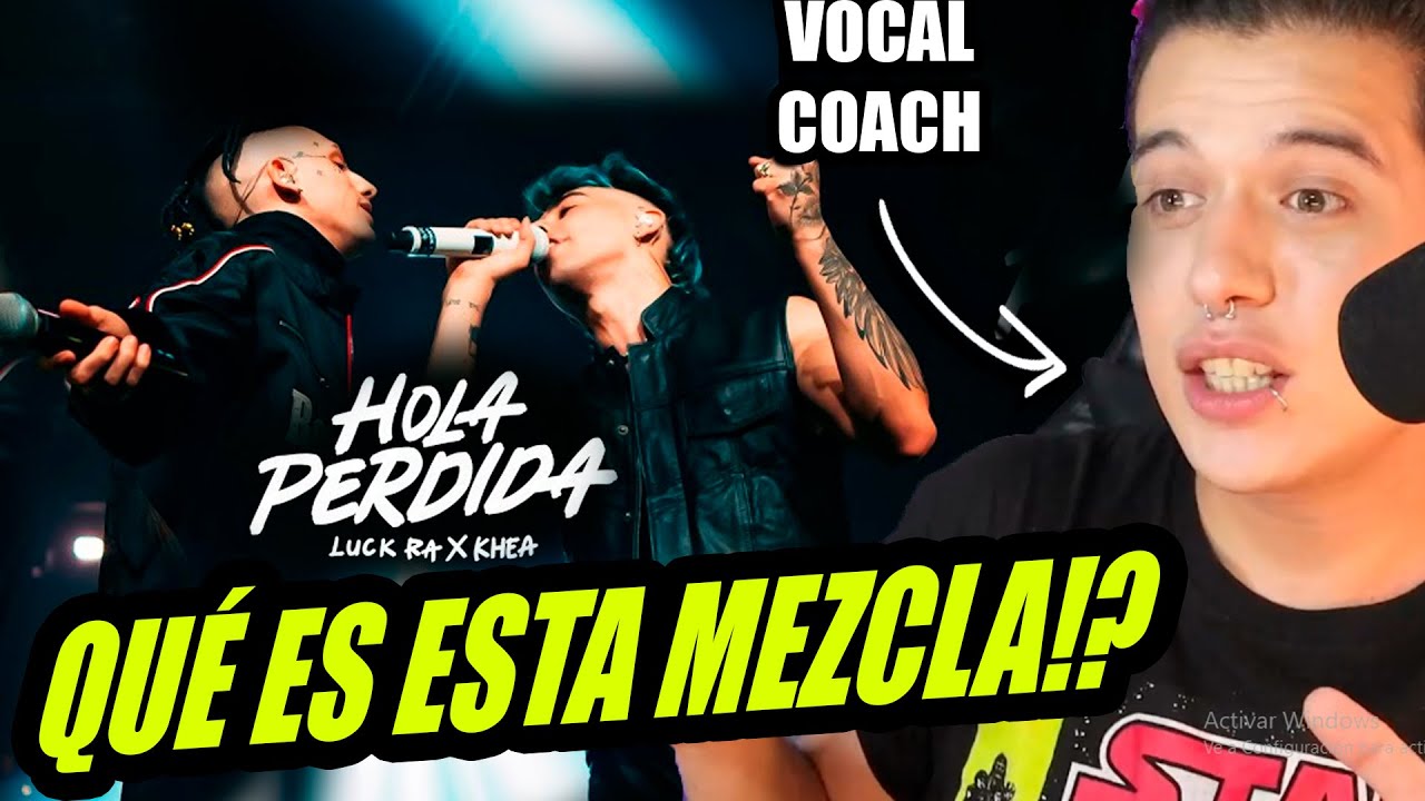 Luck Ra, Khea - HOLA PERDIDA | Reaccion Vocal Coach | Ema Arias