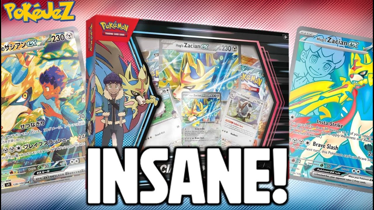 OPENING HOPS ZACIAN EX BOX AND GRABE, PANALO ANG PULLS!