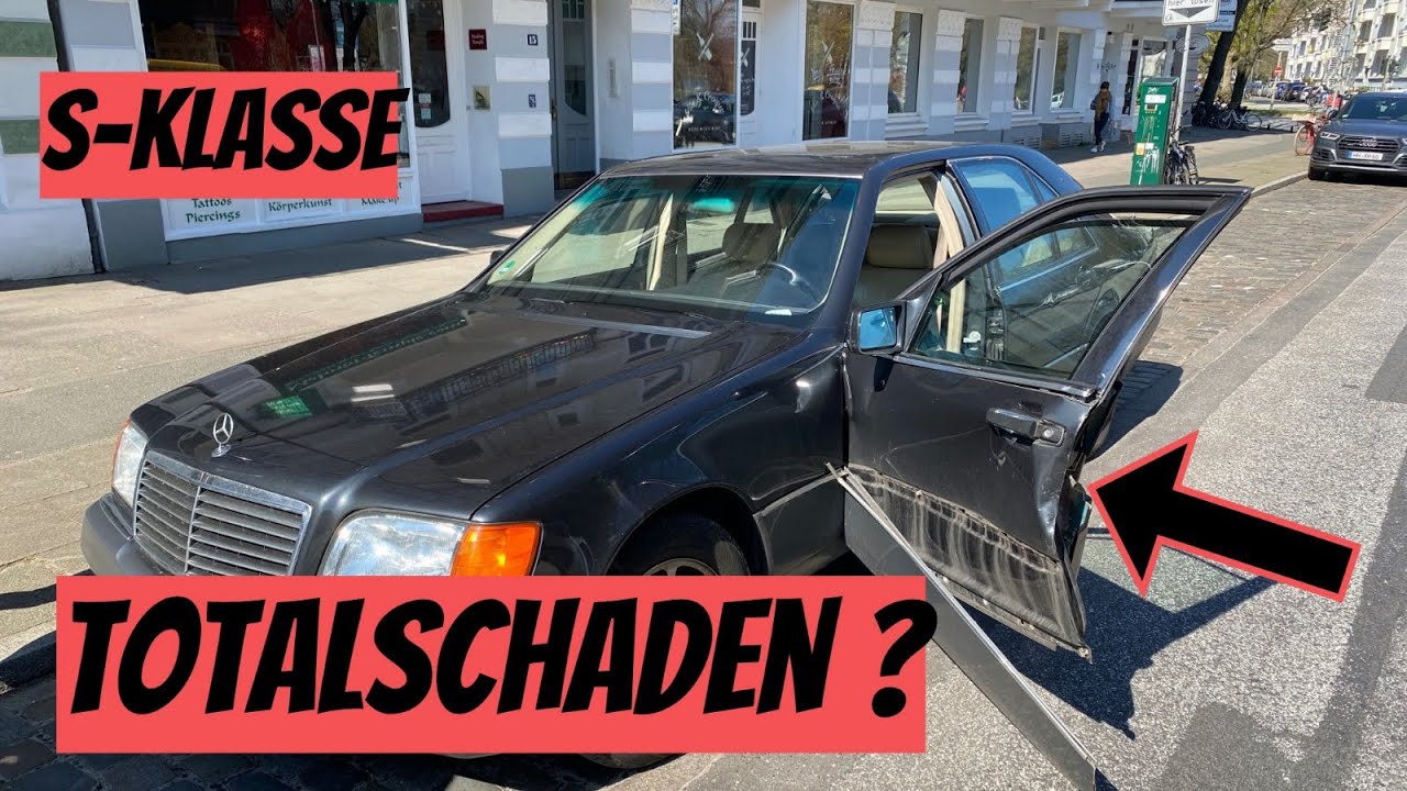 Hilfe: Unfall mit meiner Mercedes S-Klasse, wer hat Schuld ? Was ist passiert ?