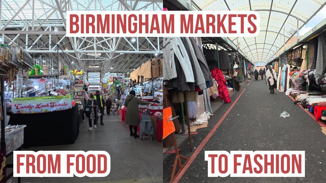 BIRMINGHAM Markets | Street Food, Bargains & Bustle! Jan 2026