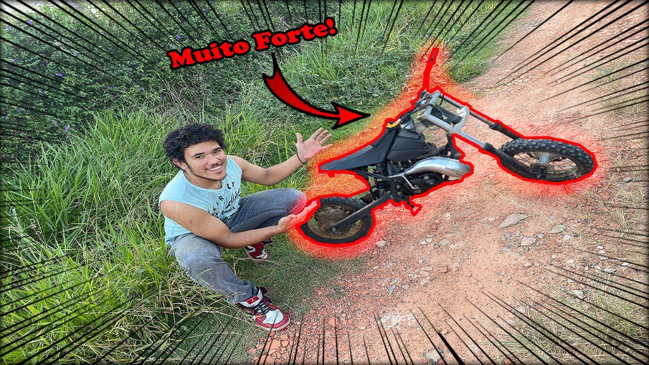 TENTANDO LIGAR MINHA MINI MOTOCROSS! *funcionou?*