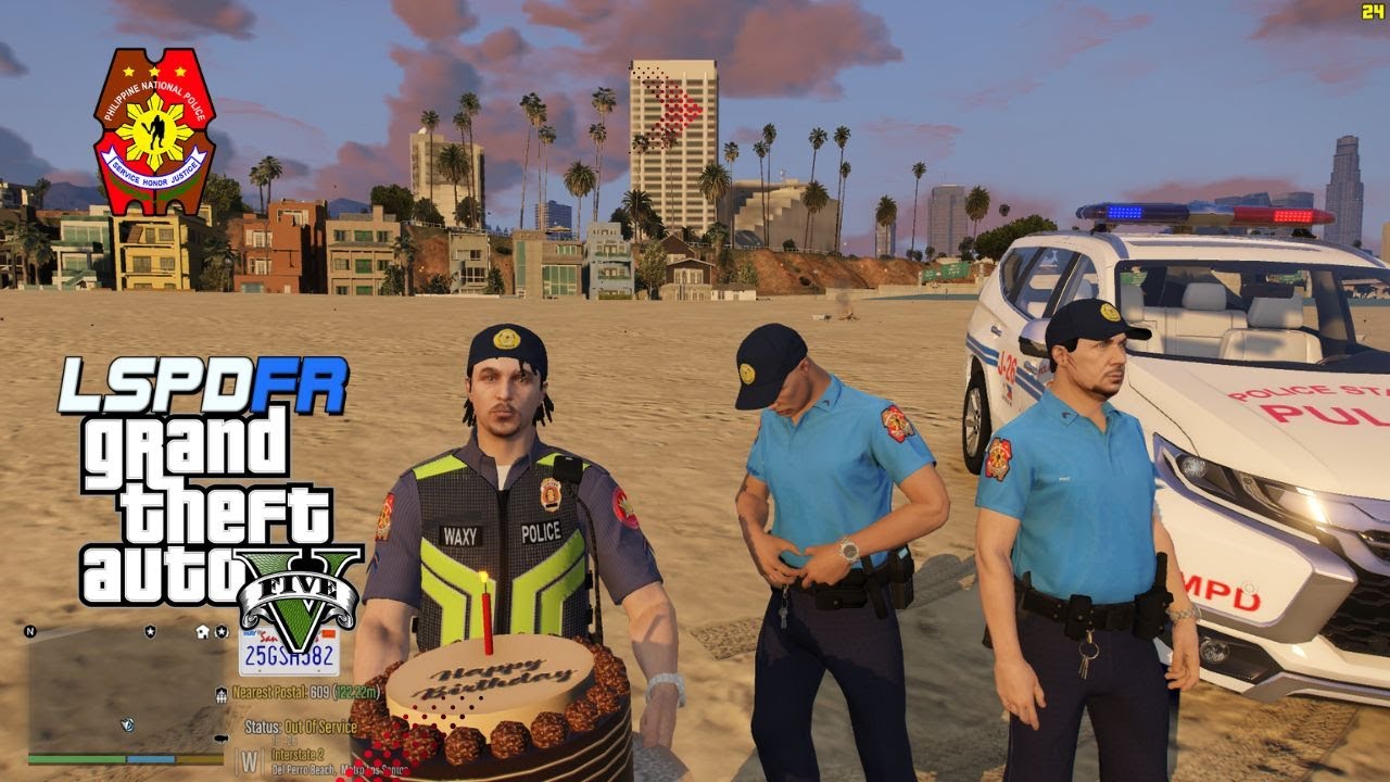 BRANDISHING A WEAPON l GTA V l LSPDFR l PNP MOD
