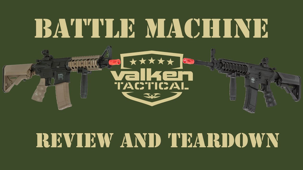 Unbiased Valken Battle Machine CQB review with chrono and disassembly