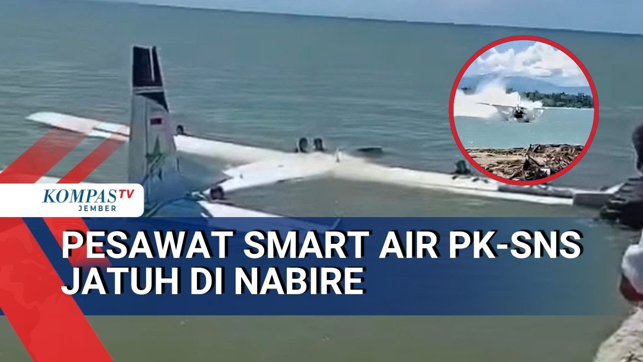 Pesawat Smart Air Jatuh di Nabire, 13 Penumpang dan 2 Kru Dilaporkan Selamat