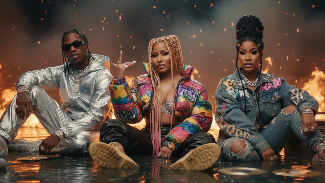 LA FLAME WAP (Travis Scott x Cardi B x Nicki Minaj)