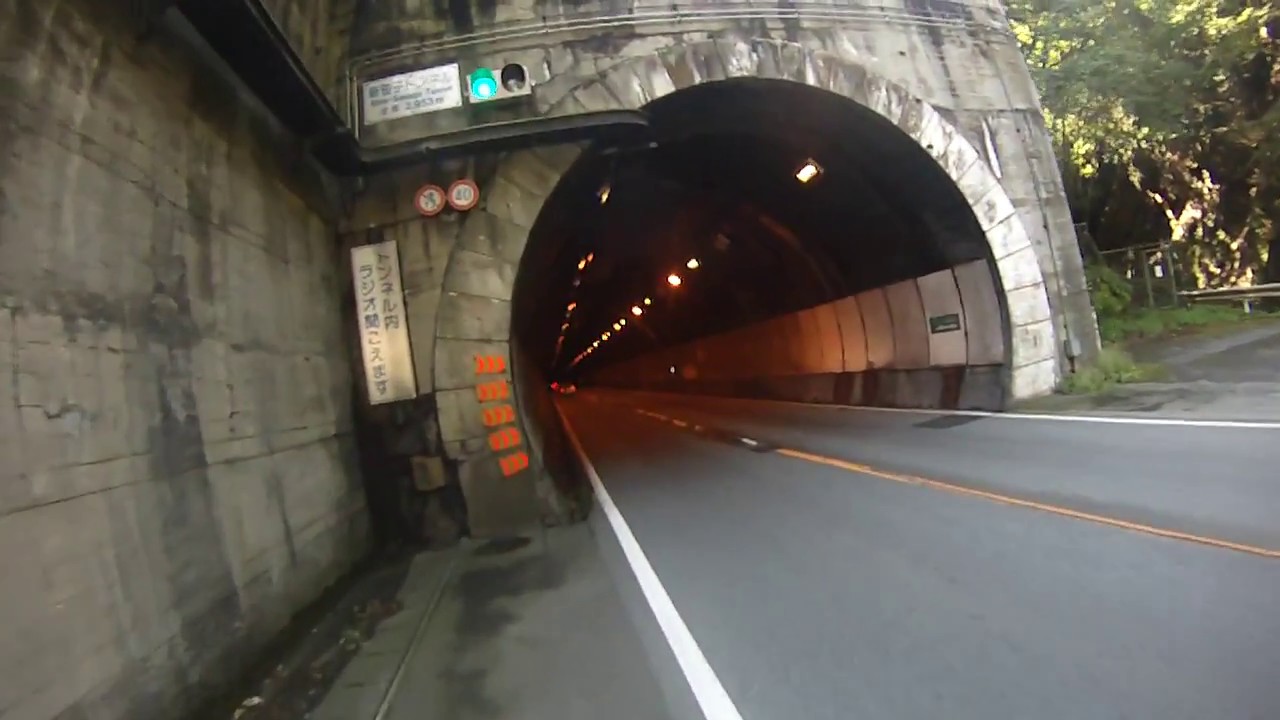新笹子トンネルを自転車で走った