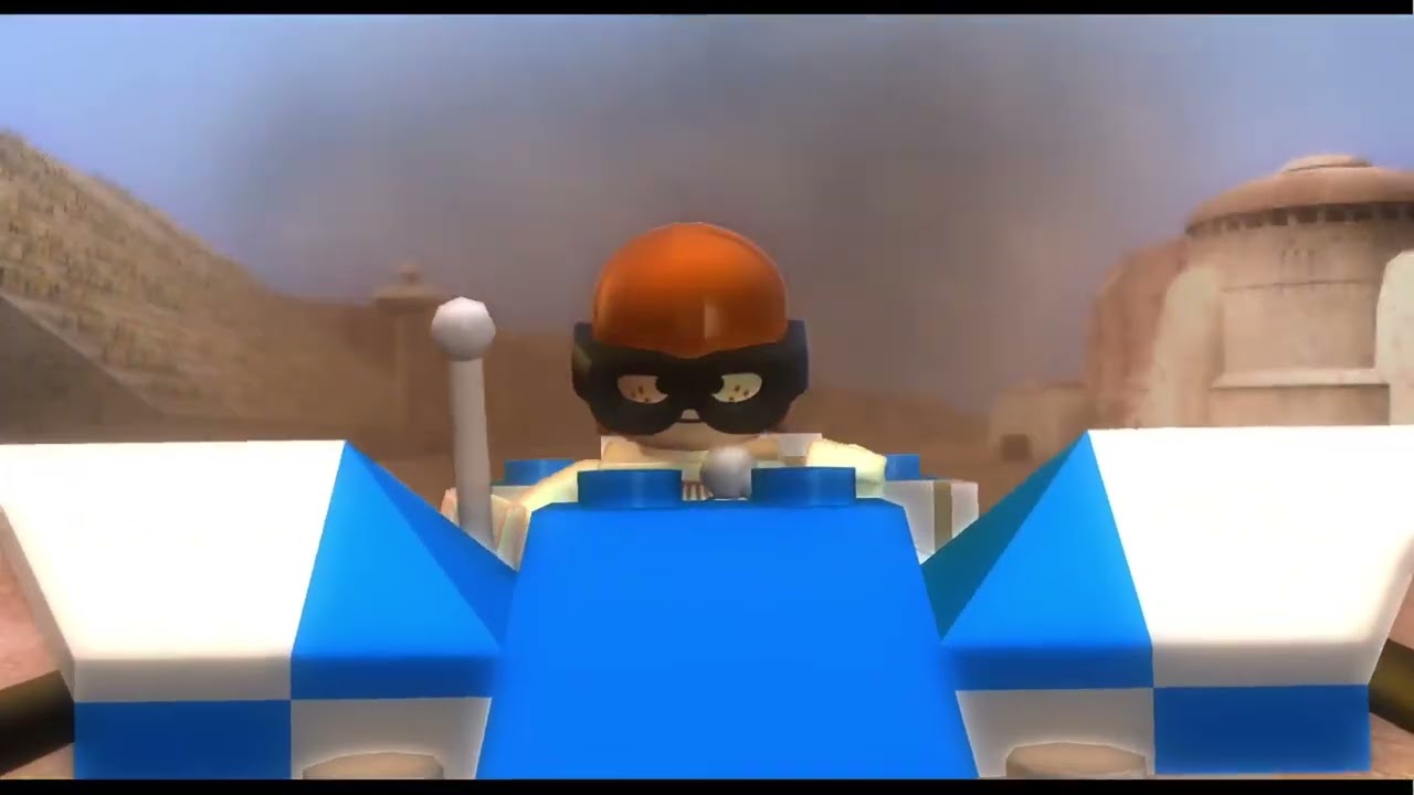 LEGO Star Wars: The Complete Saga Walkthrough Part 4 - Mos Espa Pod Race (Episode I)
