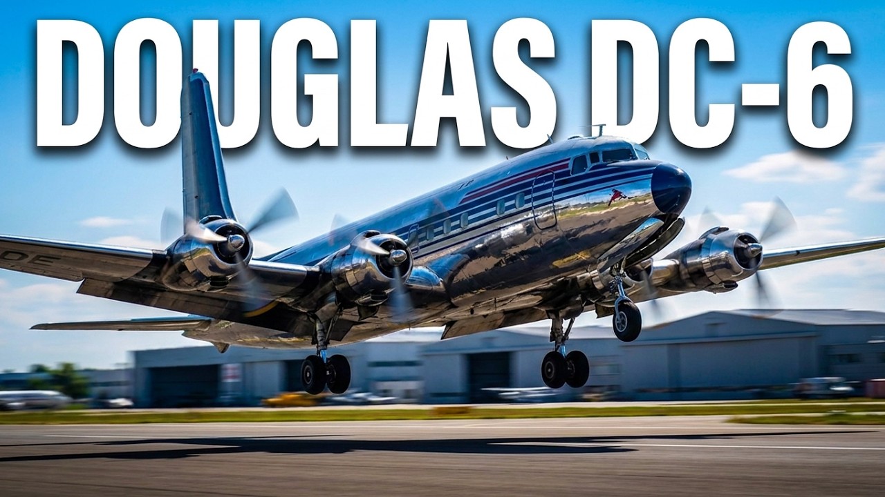 Flying Bulls Douglas DC-6 | Takeoff from Hamburg Airport