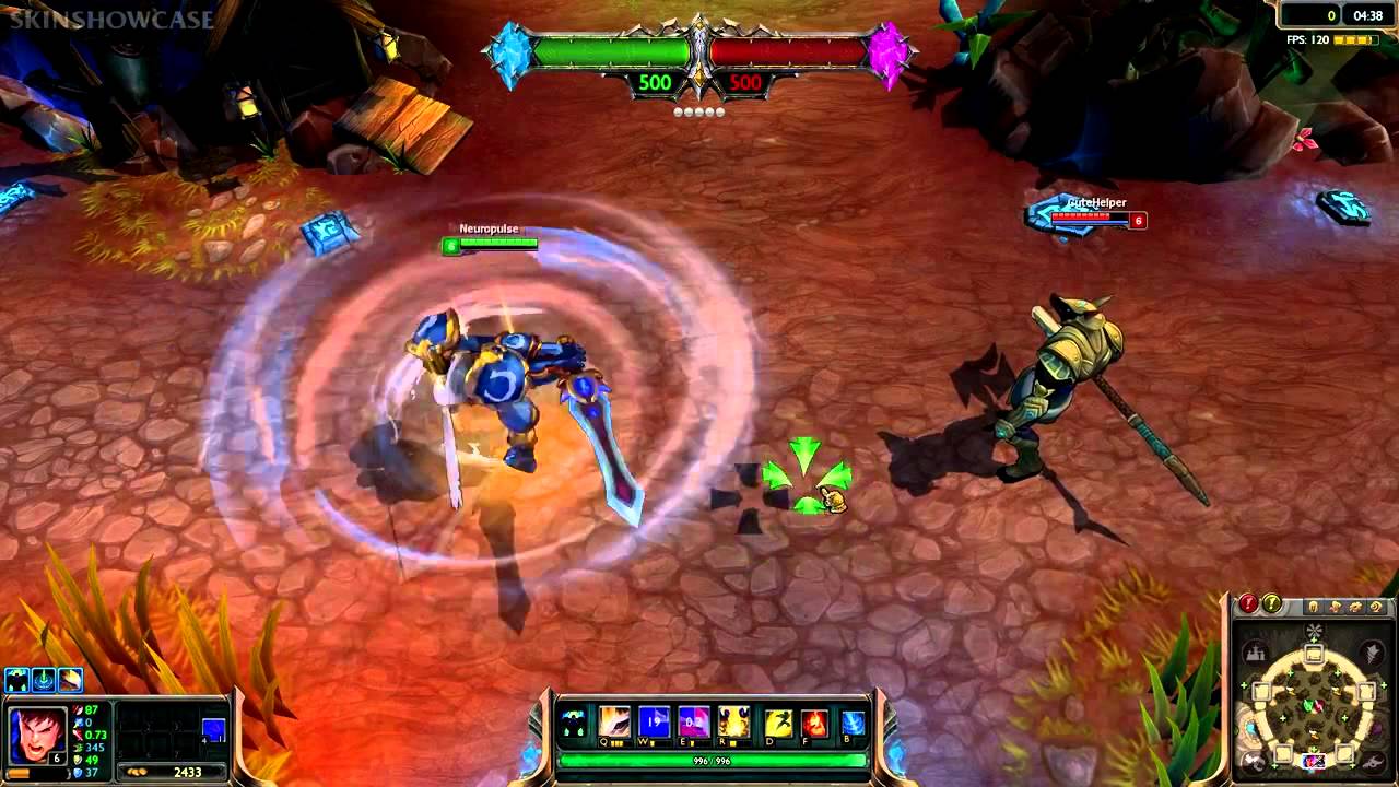 Space Marine Garen LoL Custom Skin ShowCase