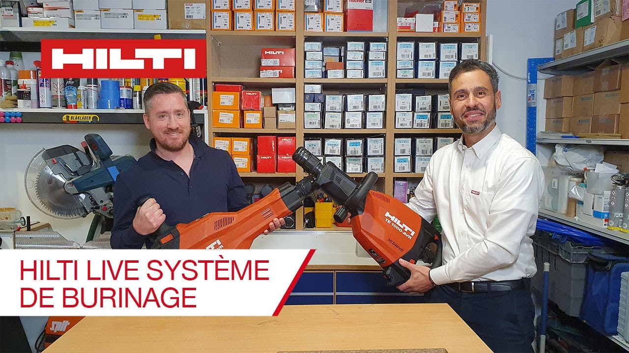 HILTI LIVE Besoin de faire de la démolition ? Découvrez notre système de burinage complet !