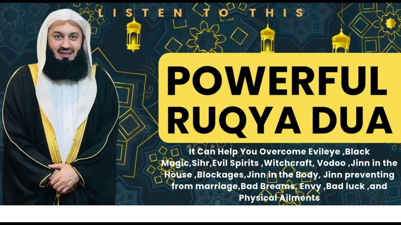 💫 Powerful Ruqyah Dua by Mufti Menk – Healing, Protection & Peace 🌙