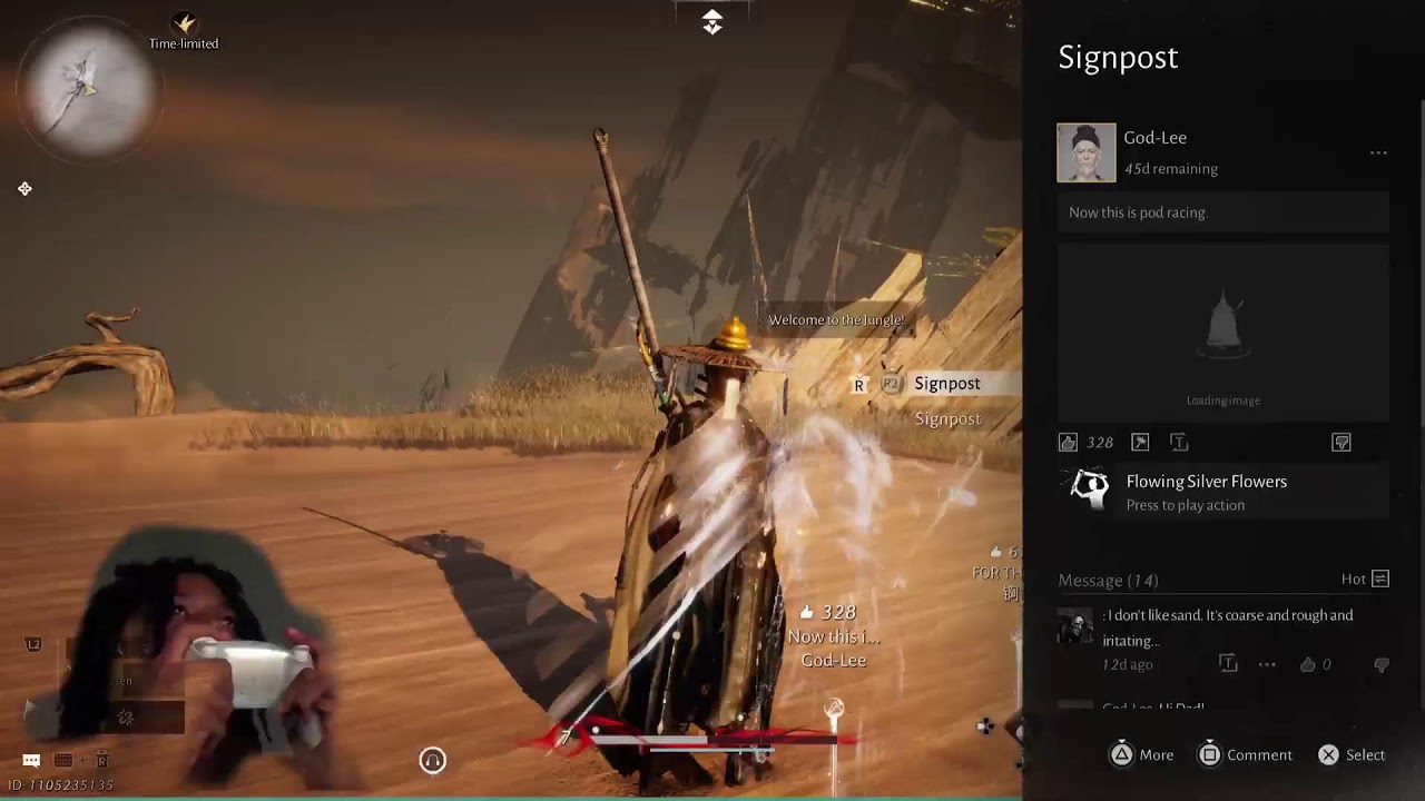 Playing Where Winds meet tune in on stream if uu Play god bless part89