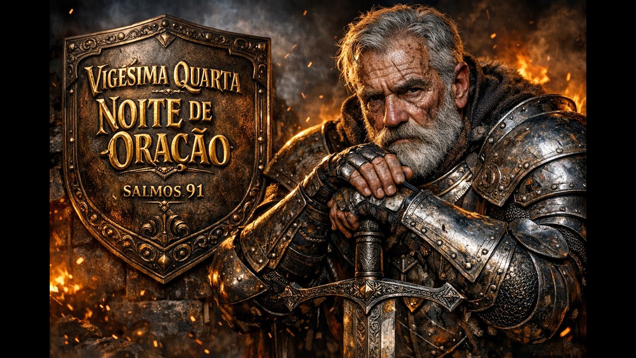 👉 SALMOS 91 PODEROSO | 24ª NOITE DE ORAÇÃO 🔥 PROTEÇÃO DIVINA E LIVRAMENTO URGENTE