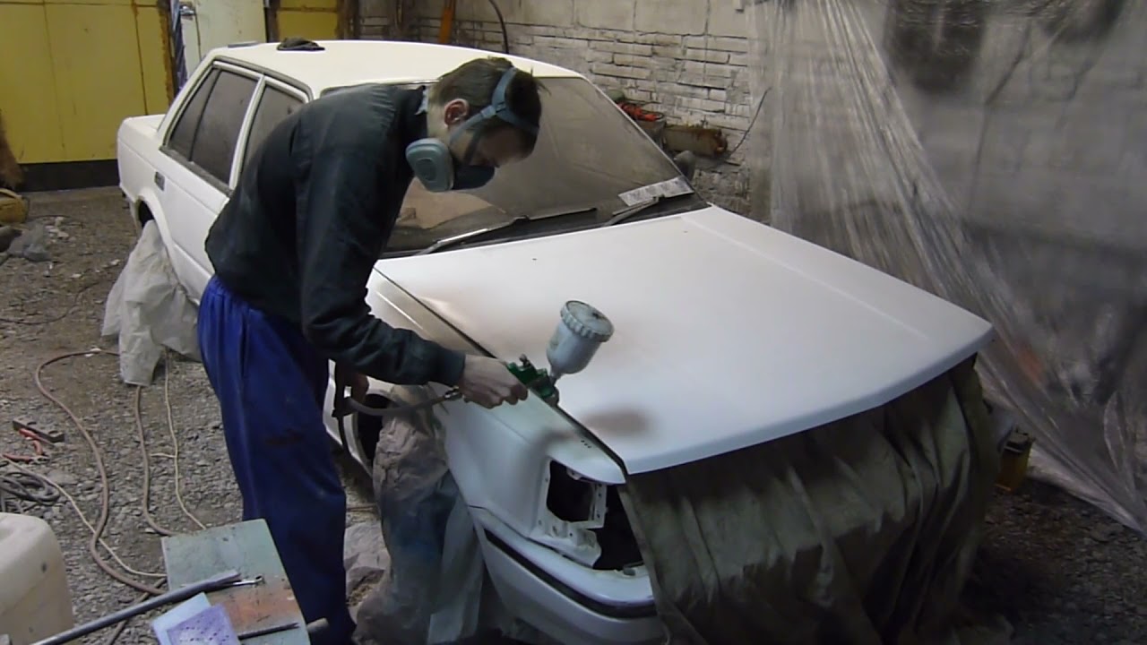 Покраска Painting Nissan Bluebird
