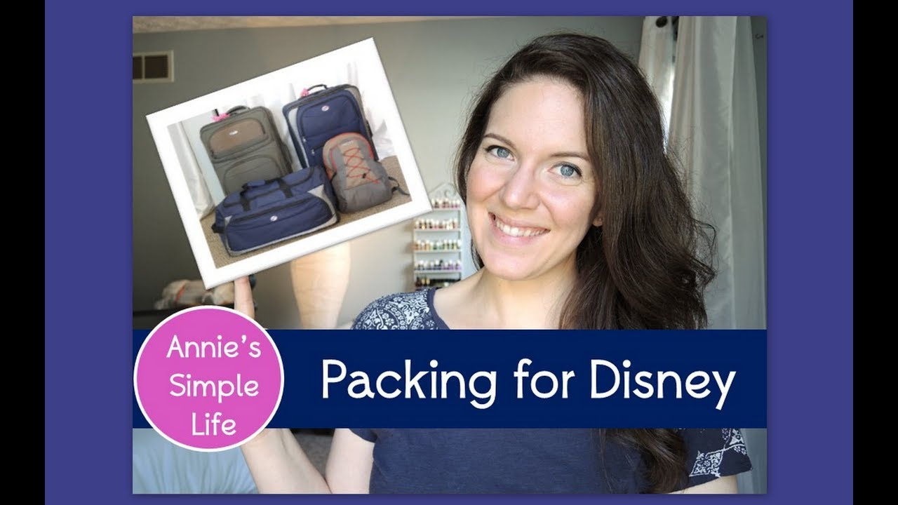 Packing for Walt Disney World!
