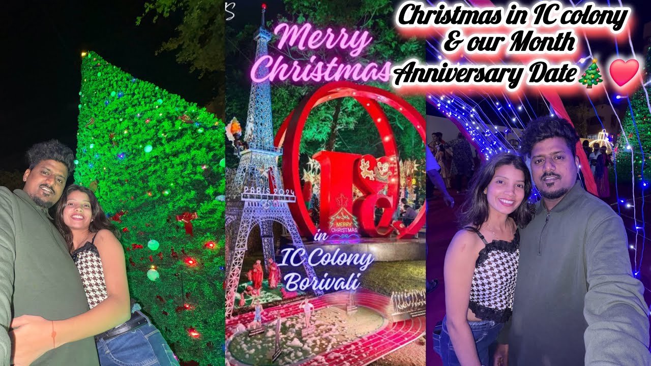Vlog no 13 Christmas celebration 2025 | I. C. Colony | Borivali West #christmas2025 #iccolony #viral