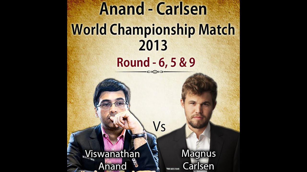 Anand vs Carlsen World Championship Match 2013 | Round - 6 ,5 & 9