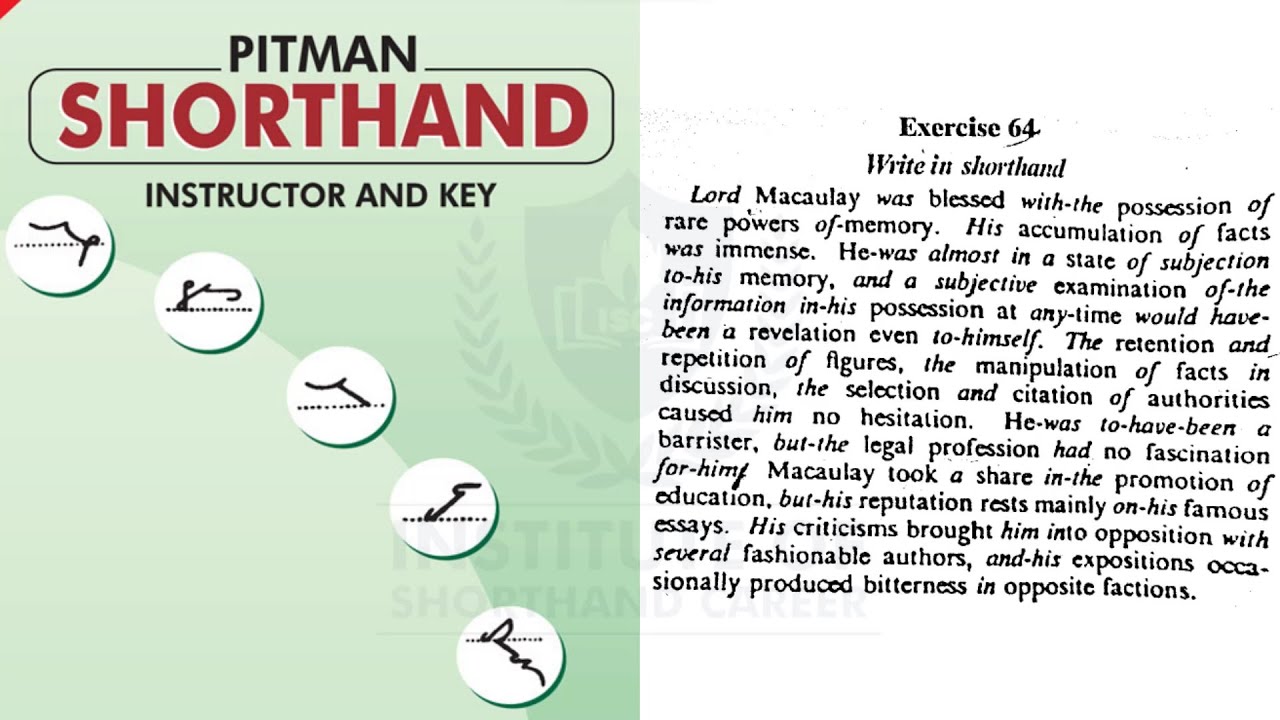 Exercise-64 | Audio Dictation | Pitman Green Book | By Janvi Ma'am