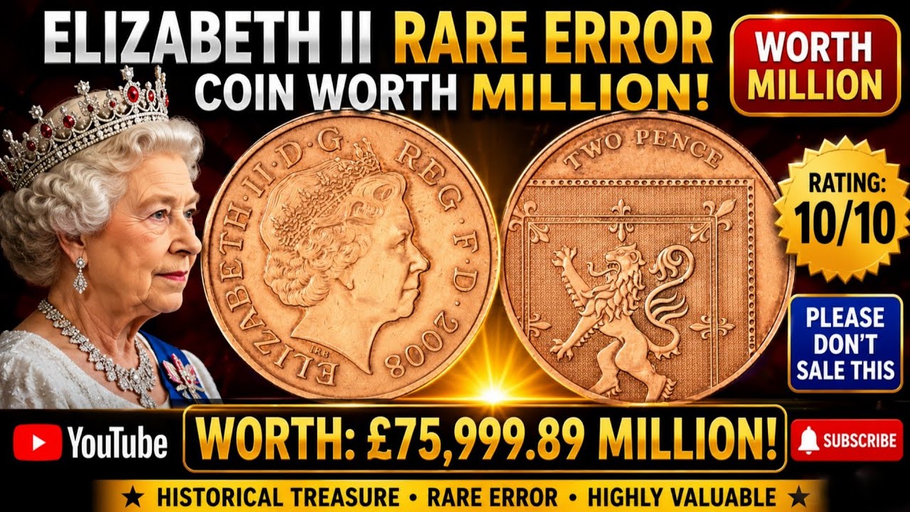 2008 UK Two Pence Coin Value? Rare 2P Coin Worth Money! | Queen Elizabeth II