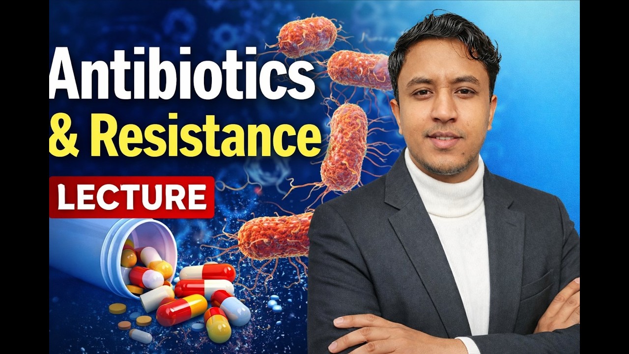 Antibiotics and Antimicrobial Resistance | Complete Lecture for MLT, Nursing & Medical Students
