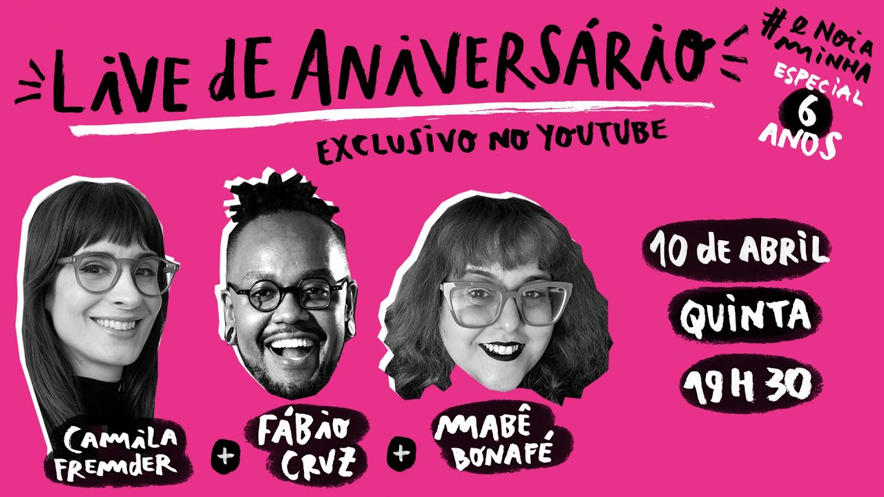 LIVE DE ANIVERSÁRIO É NÓIA MINHA? com Fábio Cruz e Mabê Bonafé.