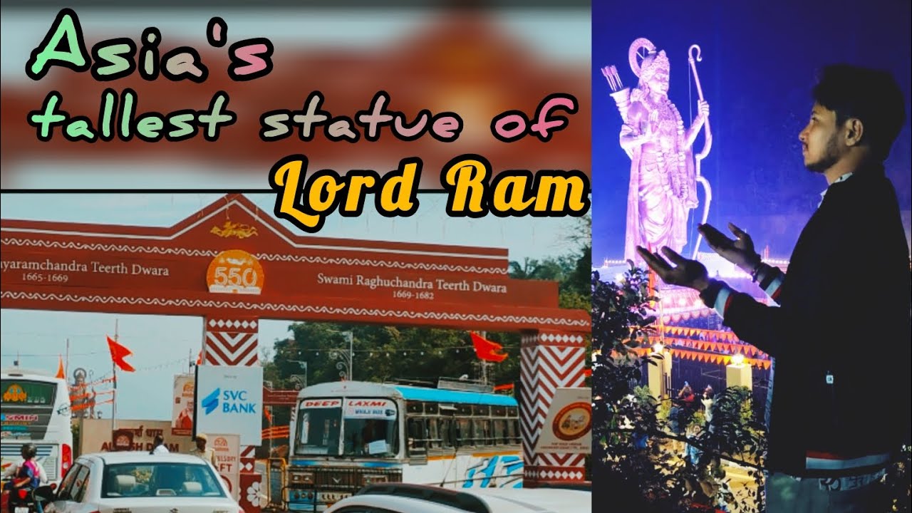 🛰️⚡Asia's tallest statue of Lord Ram | Shree Saunsthan Gokarn Partagali Jeevottam Math Canacona Goa