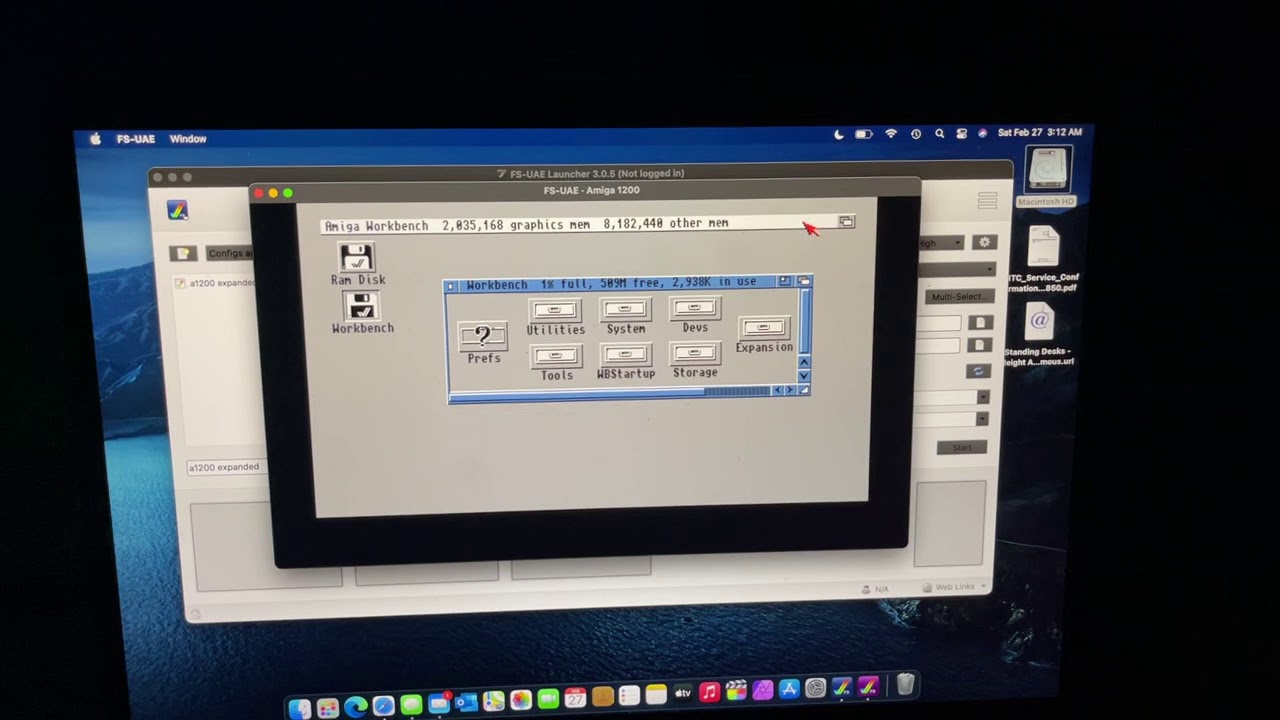 FS UAE (Amiga) on an M1 MacBook Air! [SiliCON] ??
