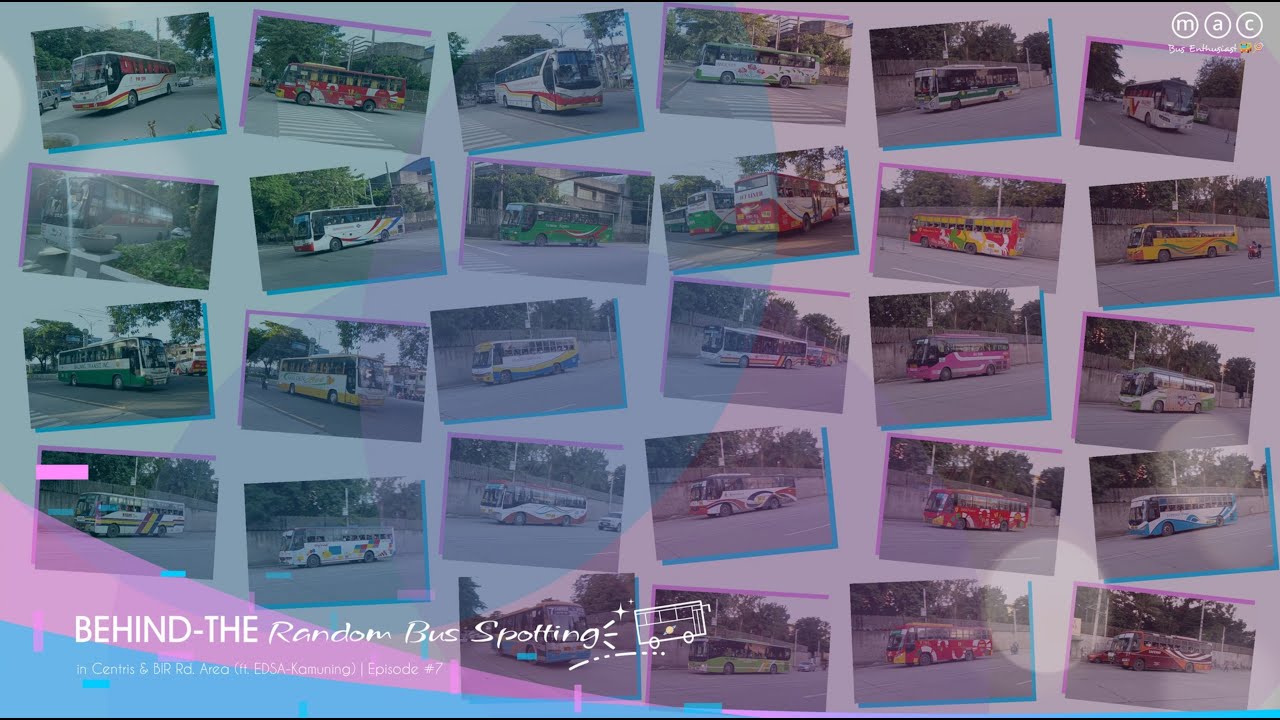 Random Bus Spotting Compilation in Centris & BIR Rd. (ft. Kamuning) Area || BTRBS Ep.7