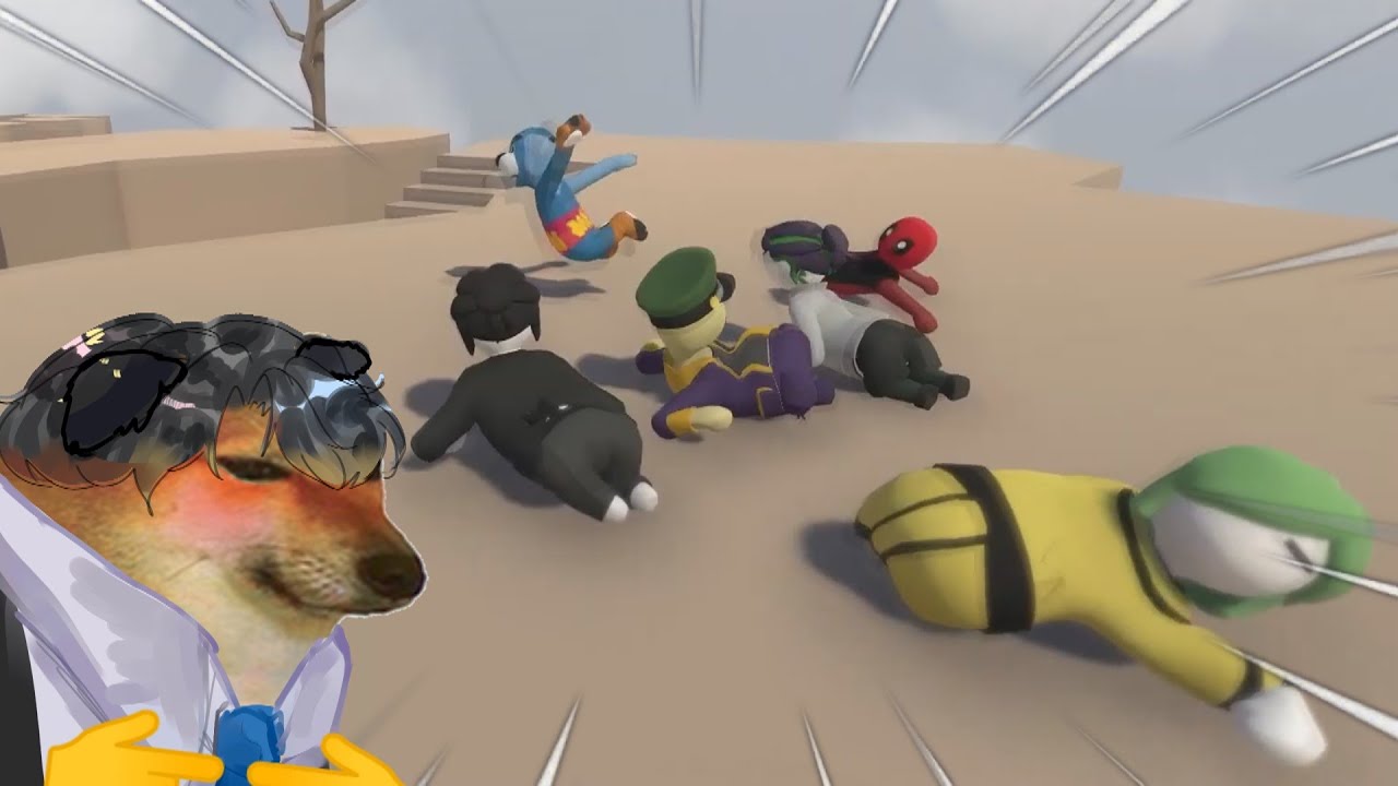 Cười ỉa tình đồng đội Human: Fall Flat