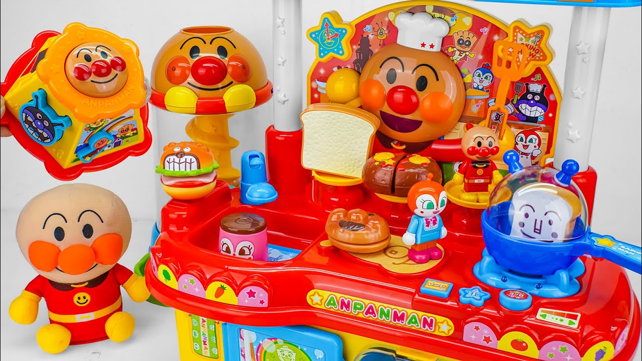 🍩 Satisfying Unboxing ASMR | Anpanman Kitchen Cooking Set | アンパンマン キッチンおままごとセット 開封レビュー