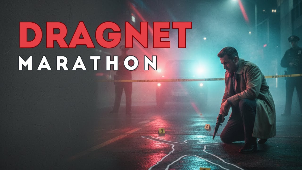 Dragnet - Fireplace Radio Marathon | Best Police Radio Drama Marathon | Restored