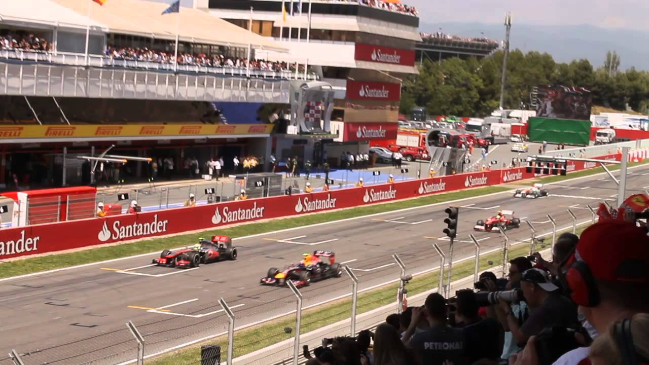 Salida GP Montmeló 2013 de Fórmula 1