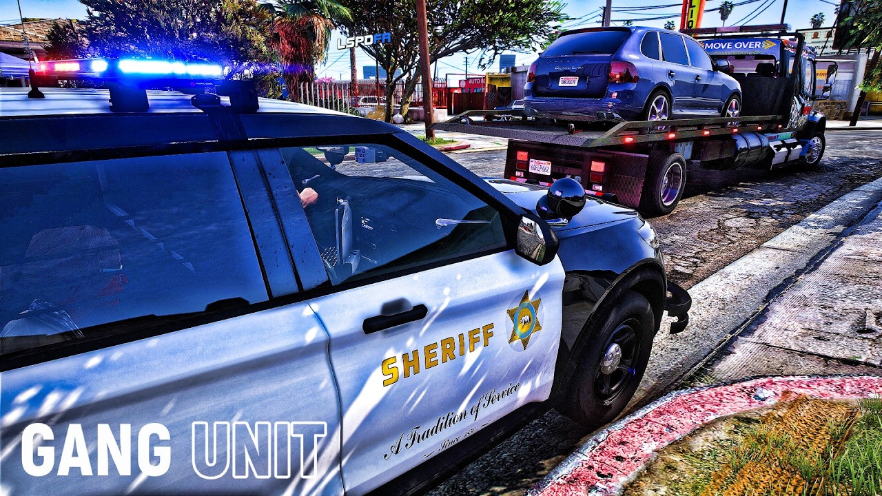 GTA 5 LSPDFR | SHERIFF GANG UNIT CITY PATROL 🚨 CLEANING UP THE STREETS