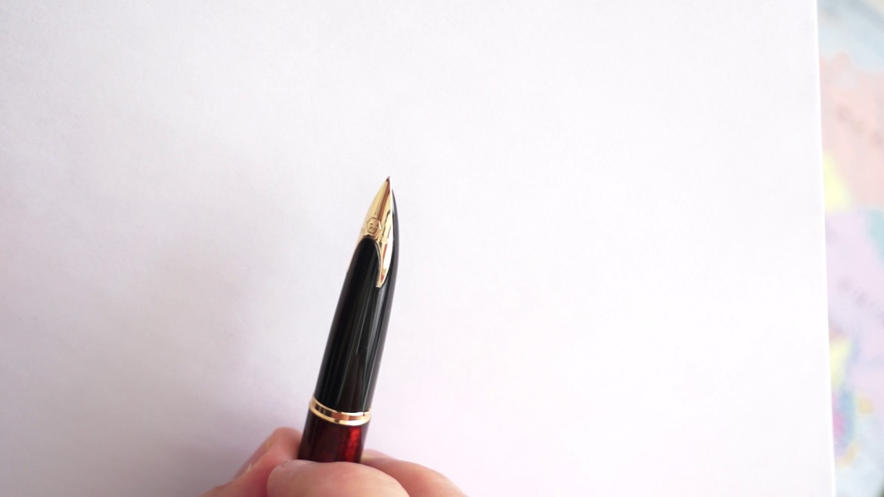 Waterman Carené - fountain pen - Amber lacquer - Medium Nib