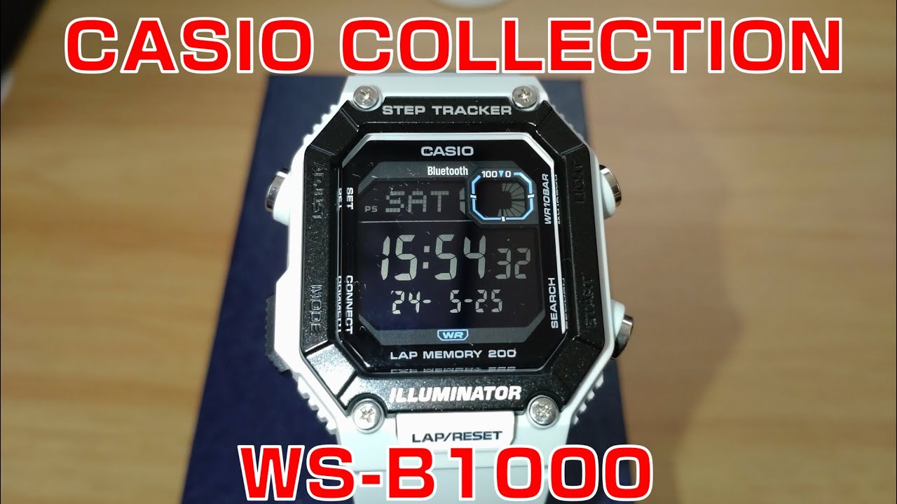 【CASIO】 カシオコレクションからBluetooth接続のWS-B1000 2024/5/24発売！【開封編】 #もちもちの屋根裏倉庫