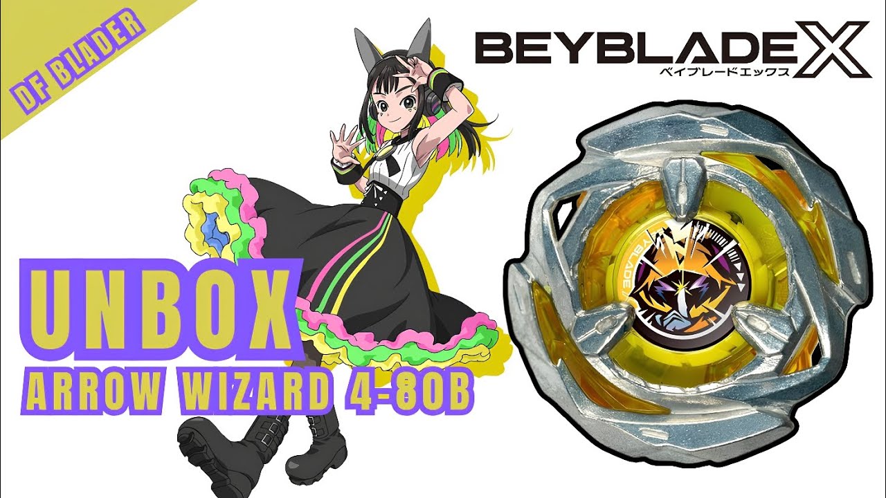 UNBOX DO ARROW WIZARD 4-80B | BEYBLADE X 