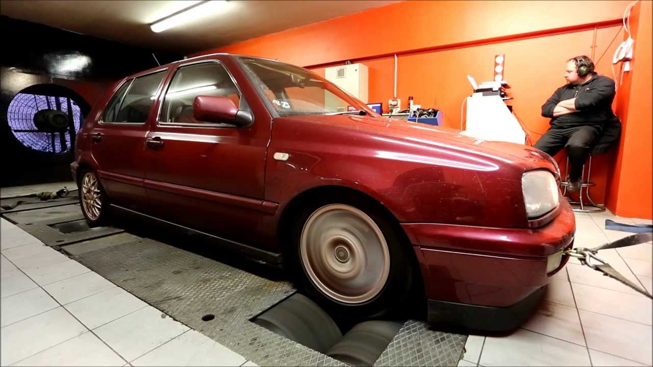VW MKIII Golf VR6 Dyno pull