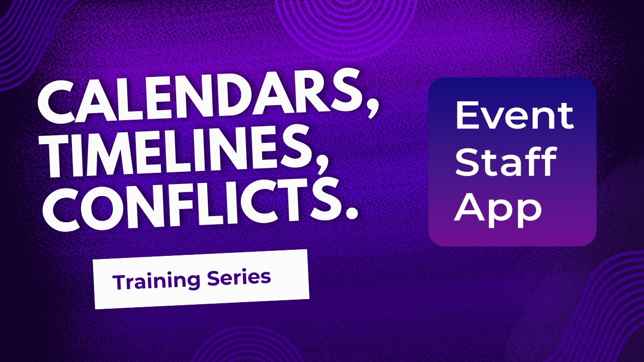 Calendars, Timelines and Conflicts