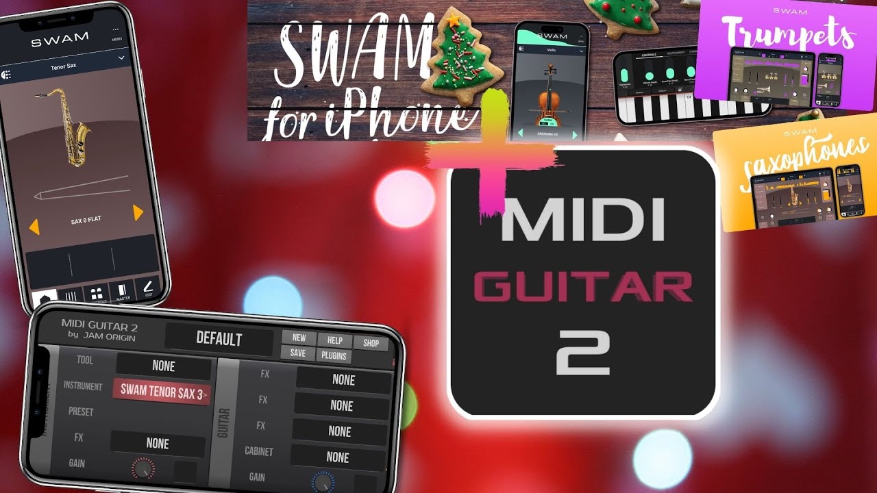 Инструменты AudioModeling SWAM для iPhone (НОВЫЕ) — настройка в MIDI Guitar 2