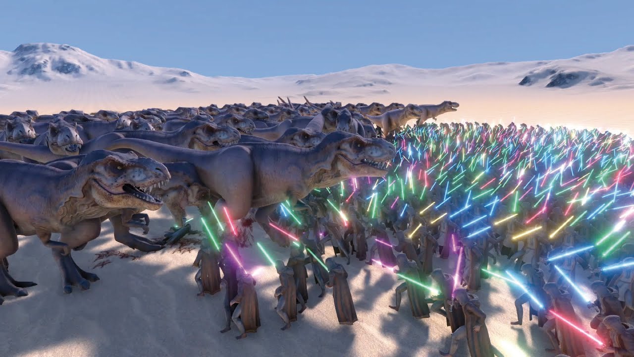 100 T-REXES VS 1000x EVERY UNIT - UEBS - Ultimate Epic Battle Simulator