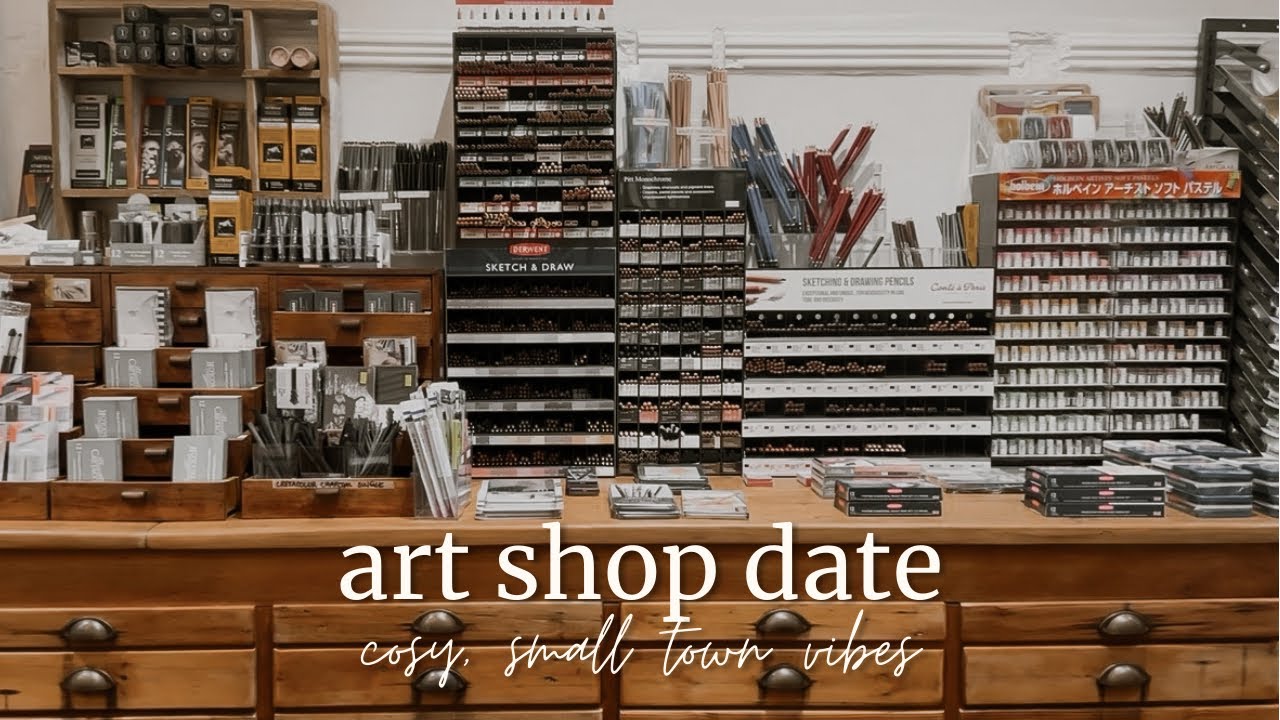 cosy creative date day | art shop, slow living & forest home
