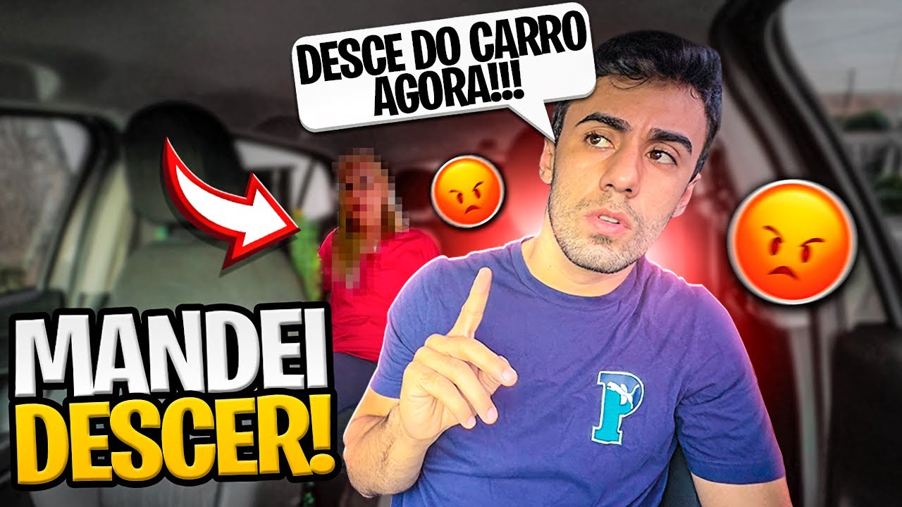 🟡 MANDEI A PASSAGEIRA DESCER! (Uber, 99pop, Indrive)