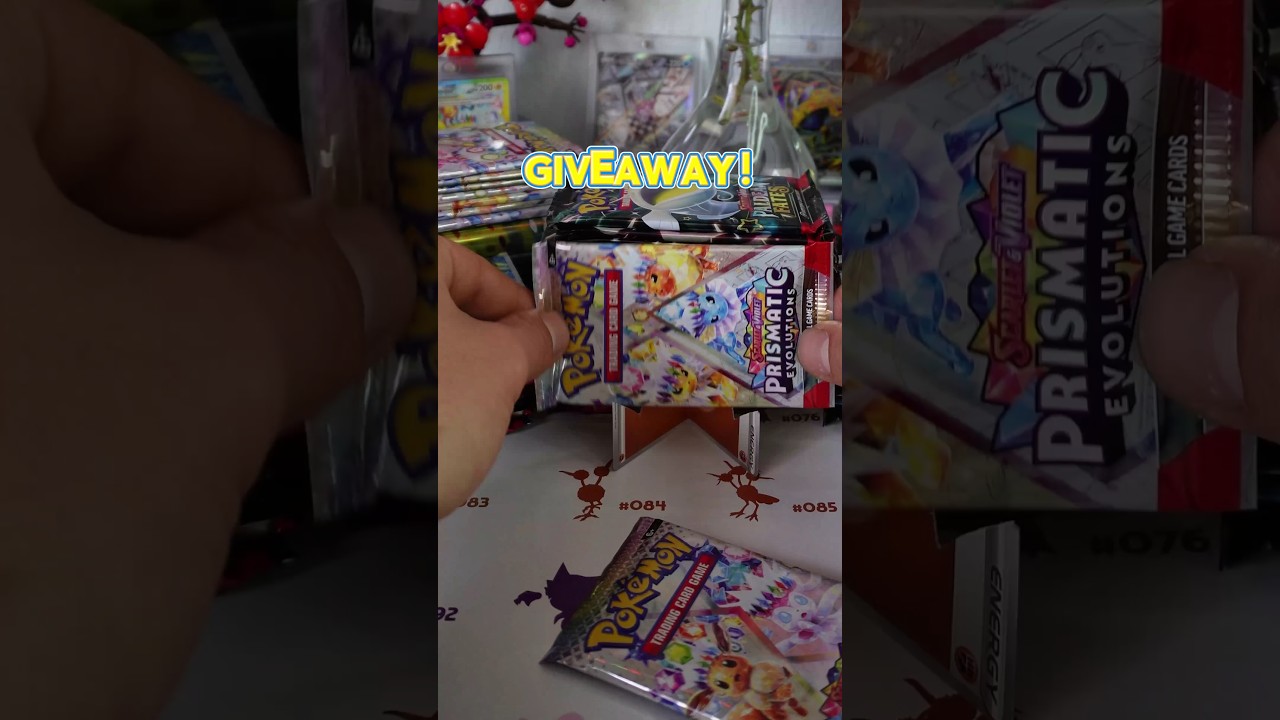 Pokemon Giveaway! 🎉 Opening Prismatic Evolutions(Saving One!) Ep. 70