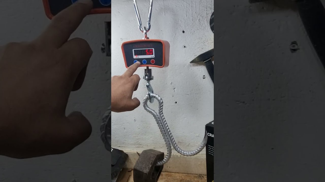 اعرف استخدام الهوك او الاباني الالكتروني وبرمجتة وكيفية اكتشاف الهوك لو بيسرقك فى الوزن CRANE SCALE
