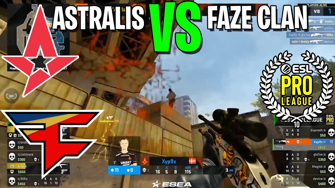 Astralis Vs Faze - ESL PRO LEAGUE SEASON 11 - CS:GO