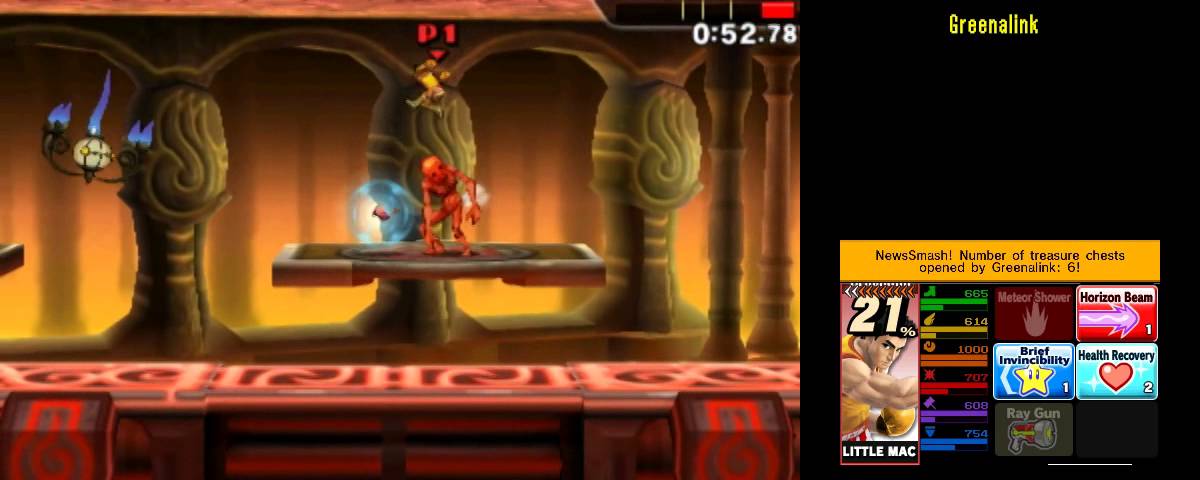 Little Mac [200322] Super Smash Bros 4 3DS Smash Run 200,000+ Score run