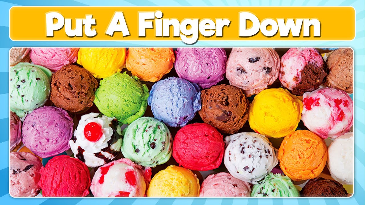 Put A Finger Down... Picky Ice Cream Eaters edition!
