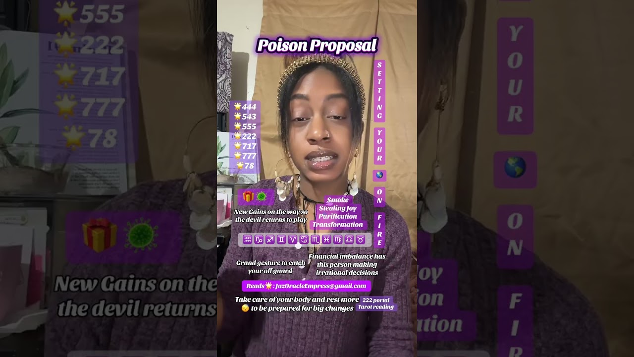 The Gift Is A Poisonous Trap 🎁🦠‼️#tarot #fortunetelling #chosen #tarotreading #advice #prediction 