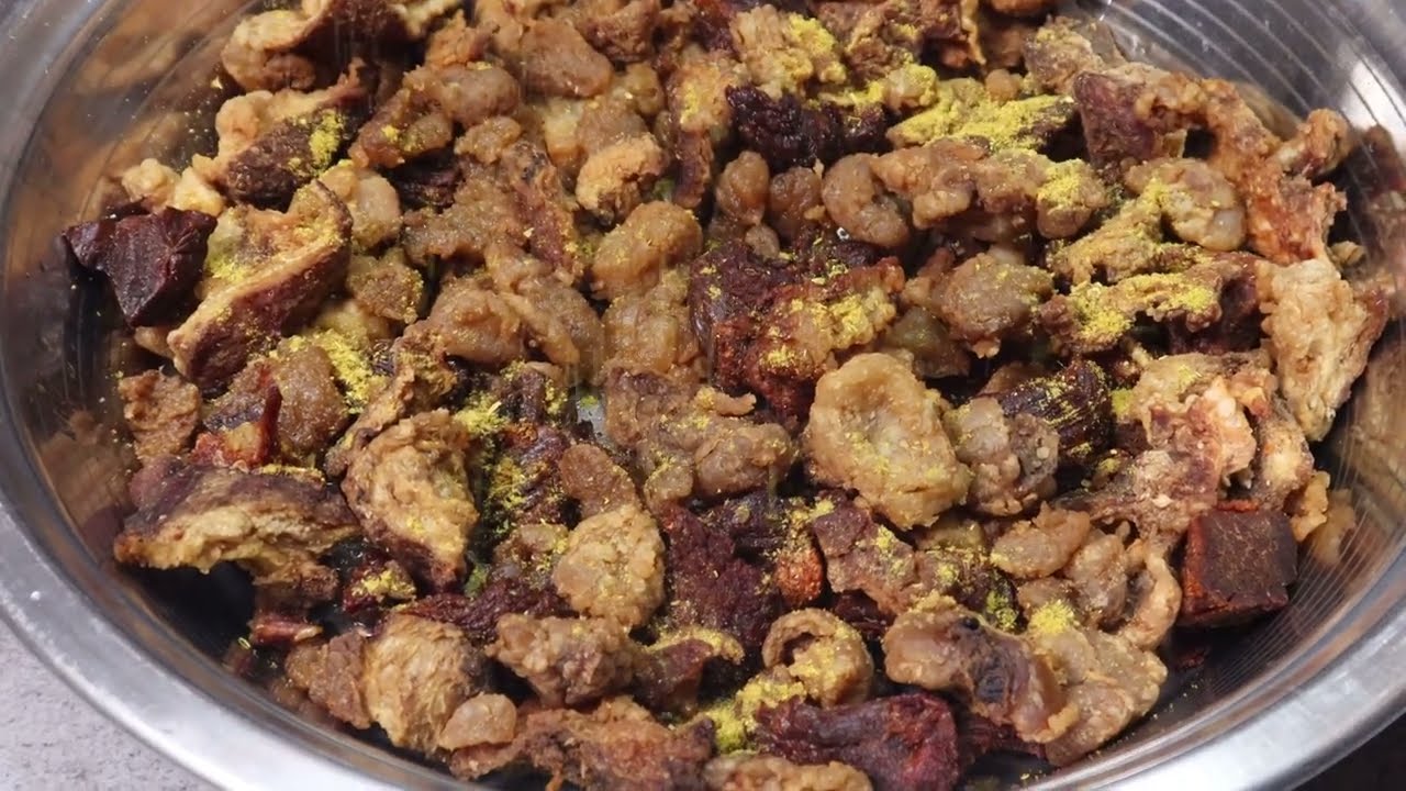 Mutton Chunchuni Recipe | Mutton Fat Fry | Namkeen Gosht Recipe | Bakra Eid Special Recipe 🐐