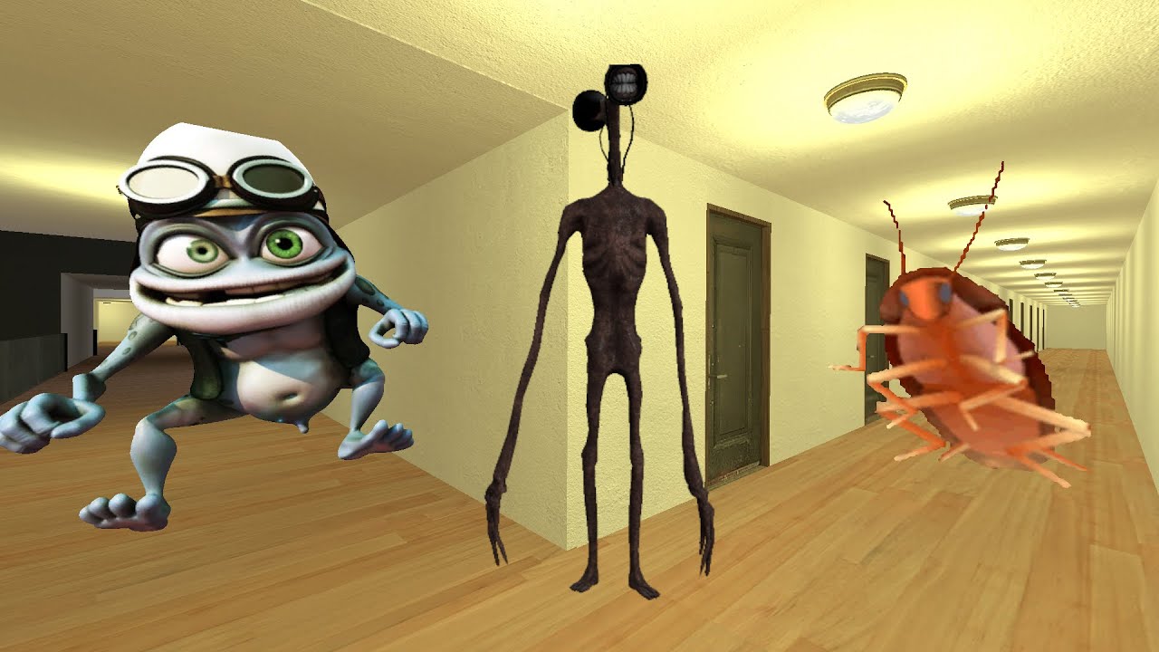 Crazy Frog, Cockroach And Siren Head Nextbot Gmod
